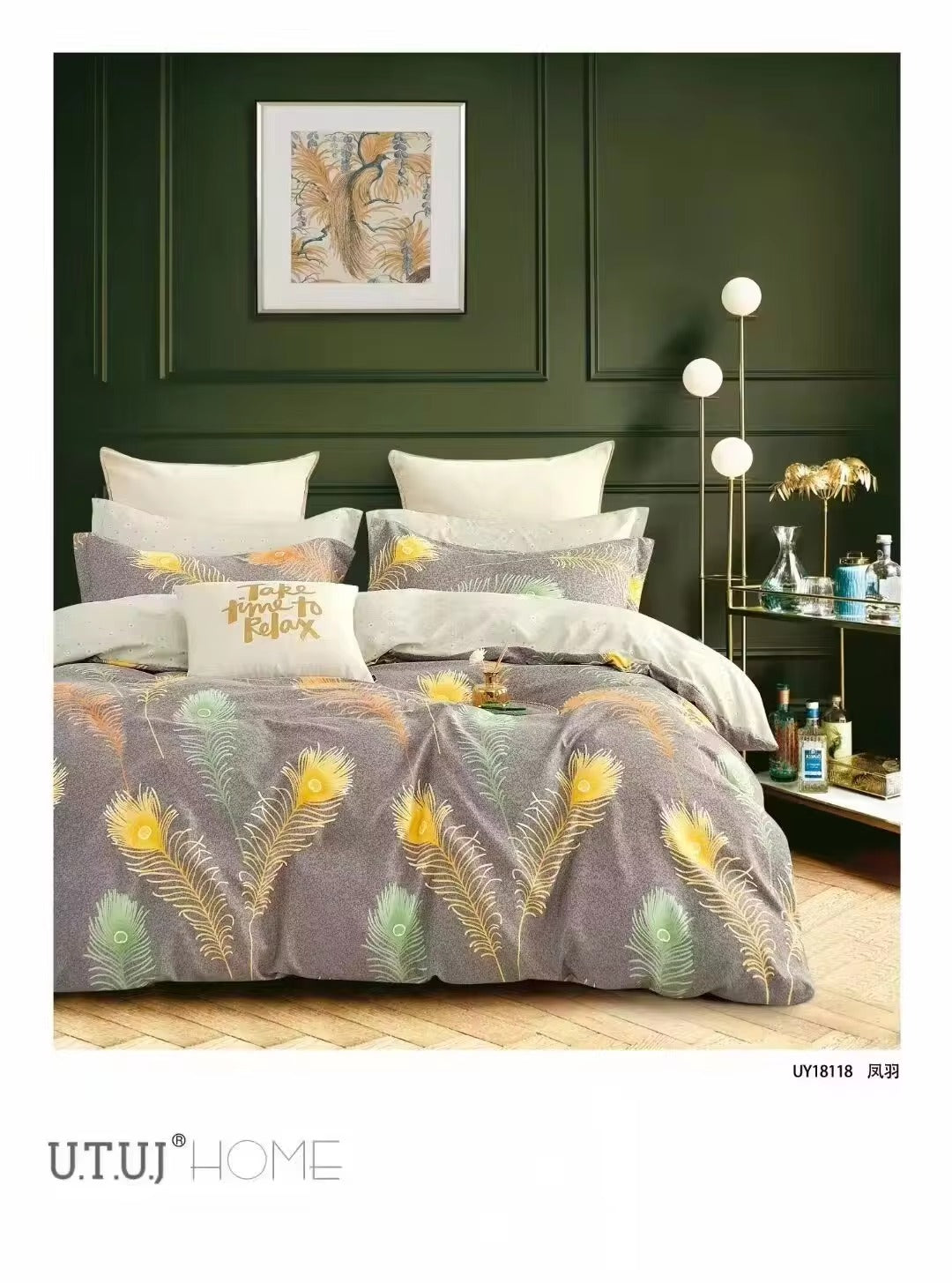 Ensemble de housse de couette 100% Coton
