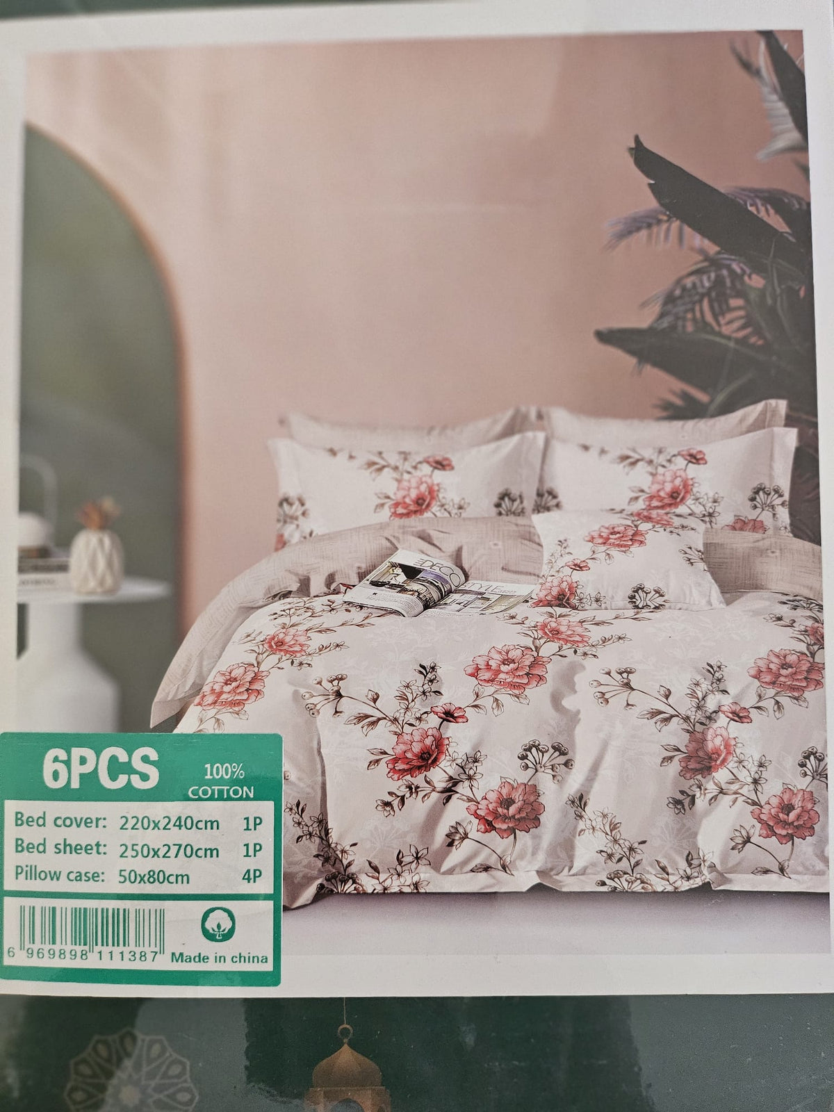 Ensemble de housse de couette 100% Coton
