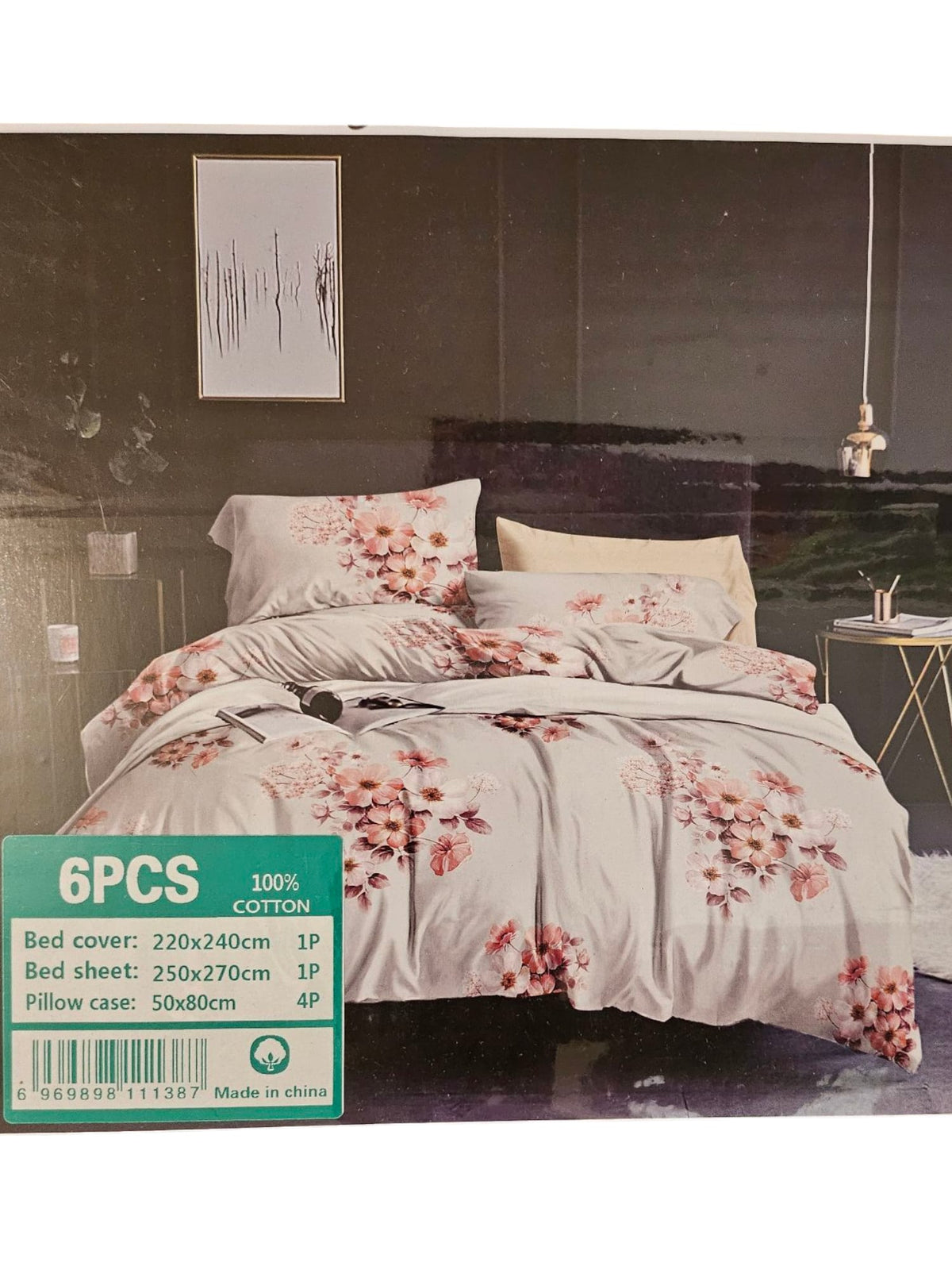 Ensemble de housse de couette 100% Coton