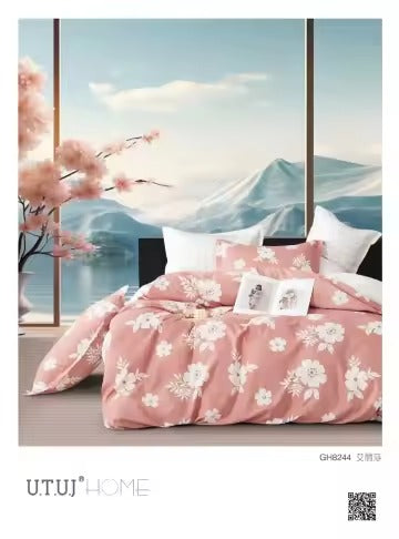 Ensemble de housse de couette 100% Coton
